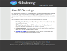 Tablet Screenshot of ms-technology-inc.com